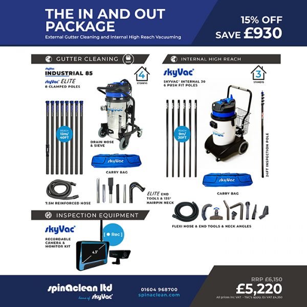 SkyVac The "In and Out" Package